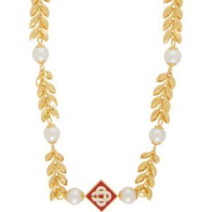 Casablanca Gold Plated O Thongthai Edition Pearl Necklace